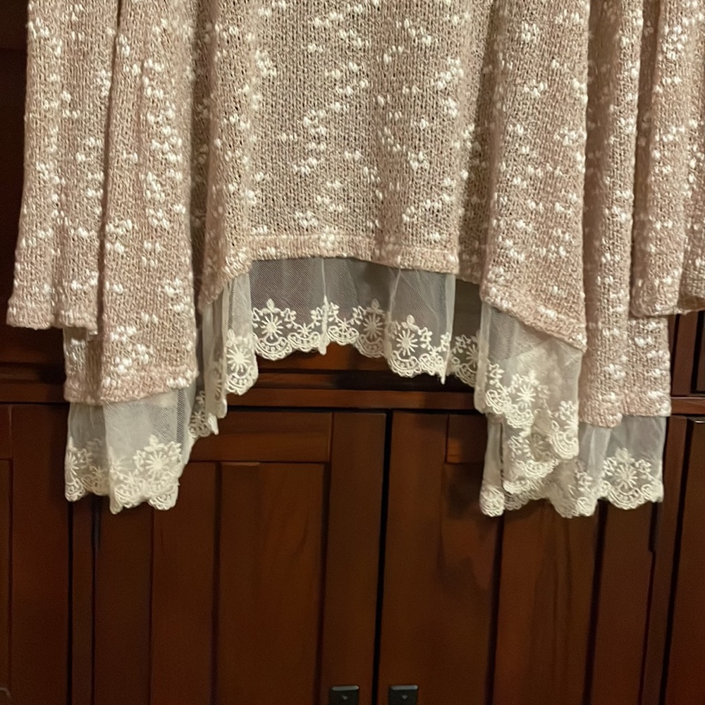 đ»NWT Blu Planet Lace Knit Cardigan Sweater - Picture 10 of 11